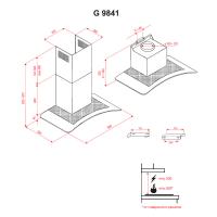 Витяжка кухонна PERFELLI G 9841 I Diawest