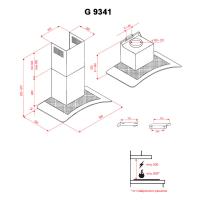 Витяжка кухонна PERFELLI G 9341 I Diawest