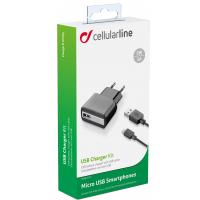 Зарядное устройство CellularLine ACHUSBKITMICROUSB2 Diawest