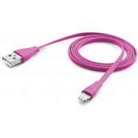 Дата кабель USB 2.0 AM to Lightning 1.0m pink CellularLine (USBDATACFLMFIIPH5P) Diawest