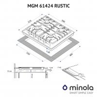 Варочная поверхность MINOLA MGM 61424 IV RUSTIC Diawest