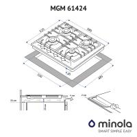 Варильна поверхня MINOLA MGM 61424 BL Diawest