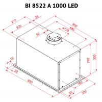 Витяжка кухонна PERFELLI BI 8522 A 1000 I LED Diawest