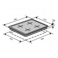 Варильна поверхня VENTOLUX HSF640-R3G CESBT (BK) Diawest