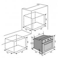 Духовка VENTOLUX BLANCO Diawest