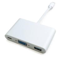 Порт-реплікатор EXTRADIGITAL USB Type-C to VGA/USB 3.0/Type-C (0.15m) (KBV1690) Diawest