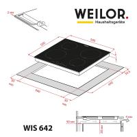 Варочная поверхность WEILOR WIS 642 BS Diawest