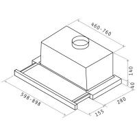 Вытяжка кухонная Elica SLIMMY STD WH/A/60 Diawest