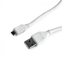 Дата кабель USB 2.0 AM to Micro 5P 0.1m Cablexpert (CCP-mUSB2-AMBM-W-0.1M) Diawest
