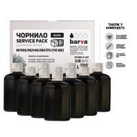 Чернила BARVA EPSON M1100/M3170 (110) BLACK 10x100мл Pigm. (E110Bk-P-1SP) Diawest