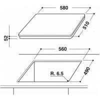 Варильна поверхня Hotpoint-Ariston KIA 641 B B (WH) Diawest