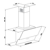 Витяжка кухонна Eleyus Element 700 60 WH Diawest