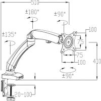 Кронштейн CHARMOUNT BMG1 Diawest