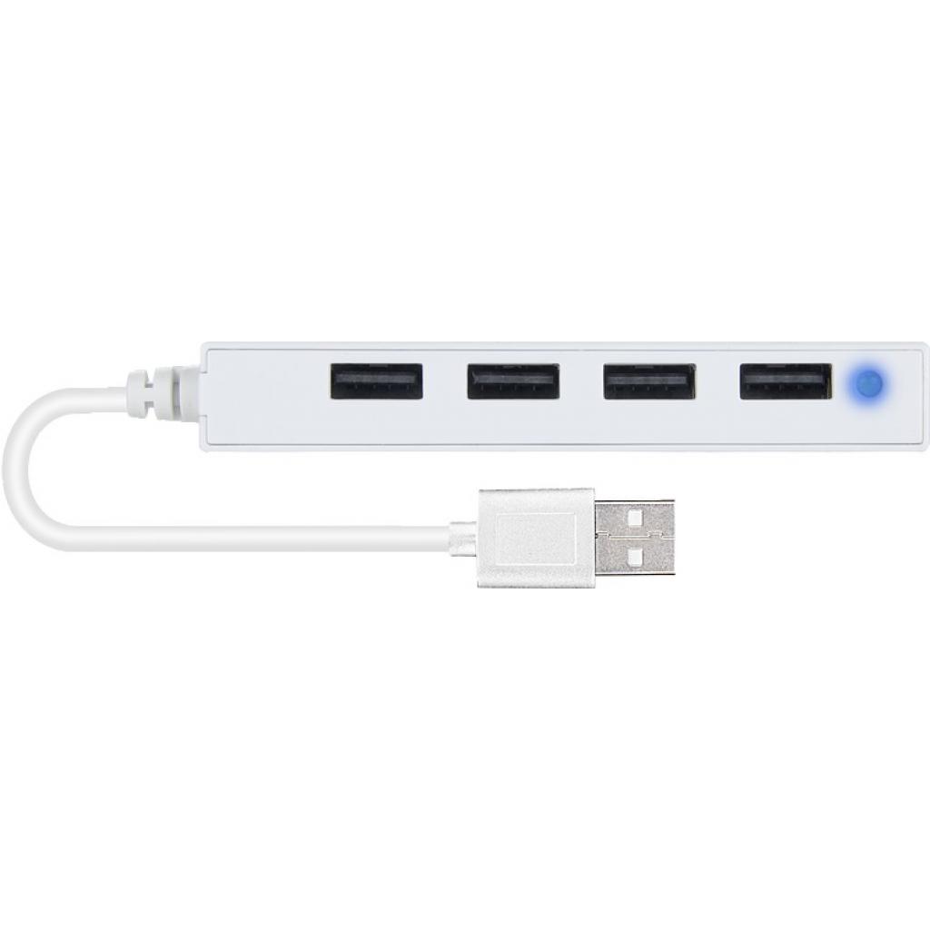 Концентратор Speedlink SNAPPY SLIM USB Hub, 4-Port, USB 2.0, Passive, White (SL-140000-WE) Diawest