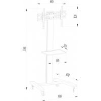 Стойка презентационная для плазм и ЖК CHARMOUNT CT-FTVS-T1 Diawest