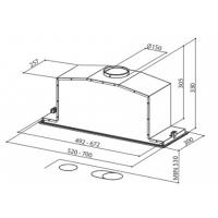 Витяжка кухонна FABER INCA LUX 2.0 EV8 X A70 Diawest