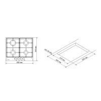 Варильна поверхня PYRAMIDA PFX 644 S INOX Diawest