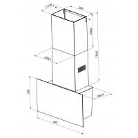 Вытяжка кухонная PYRAMIDA V2-60 BL Diawest