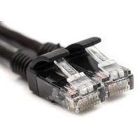 Патч-корд 10м, UTP, cat.5e, CU, black PowerPlant (CA911646) Diawest