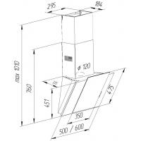 Витяжка кухонна PYRAMIDA NR-MV 60 SYE-26 WH Diawest