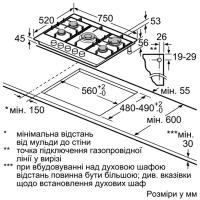 Варочная поверхность Bosch PCQ7A5M90R Diawest