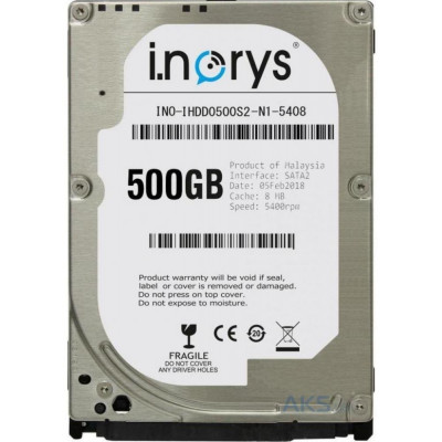 Жорсткий диск i.norys INO-IHDD0500S2-N1-5408 Diawest