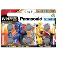 Батарейка PANASONIC CR 2032 Lithium * 6 Power Rangers (CR-2032EL/6BPR) Diawest