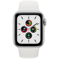 Смарт-часы Apple Watch SE GPS, 44mm Silver Aluminium Case with White Sport Ba (MYDQ2UL/A) Diawest