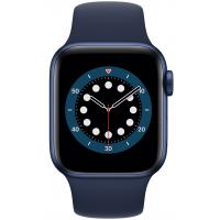 Смарт-годинник Apple Watch Series 6 GPS, 44mm Blue Aluminium Case with Deep Navy (M00J3UL/A) Diawest