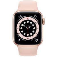 Смарт-часы Apple Watch Series 6 GPS, 40mm Gold Aluminium Case with Pink Sand (MG123UL/A) Diawest