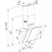 Витяжка кухонна PYRAMIDA NR-MV 50 M BL Diawest