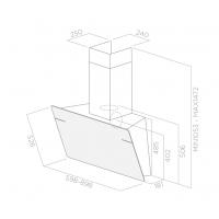 Витяжка кухонна Elica LESSENZA WH/A/60 Diawest