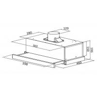 Витяжка кухонна PYRAMIDA TLX2-60 BR Diawest