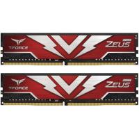 Модуль пам'яті для комп'ютера DDR4 16GB (2x8GB) 2666 MHz T-Force Zeus Red Team (TTZD416G2666HC19DC01) Diawest