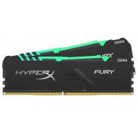 Модуль пам'яті для комп'ютера DDR4 32GB (2x16GB) 2666 MHz HyperX Fury RGB Kingston (HX426C16FB4AK2/32) Diawest