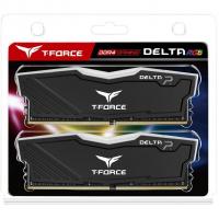 Модуль пам'яті для комп'ютера DDR4 16GB (2x8GB) 3200 MHz T-Force Delta Black ARGB Team (TF3D416G3200HC16CDC01) Diawest