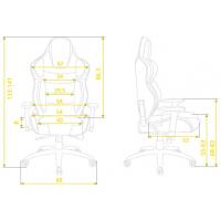 Крісло ігрове Hator Hypersport V2 Black/Yellow (HTC-947) Diawest