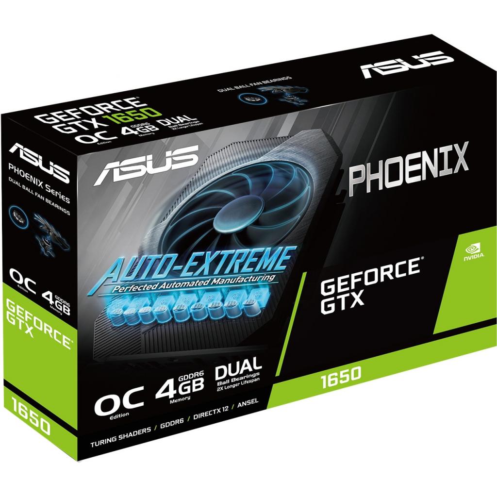 Відеокарта ASUS GeForce GTX1650 4096Mb PHOENIX D6 OC (PH-GTX1650-O4GD6) Diawest