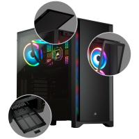 Корпус Corsair 4000D Tempered Glass Black (CC-9011198-WW) Diawest