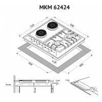 Варильна поверхня MINOLA MKM 62424 BL Diawest