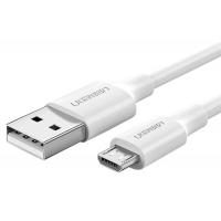 Дата кабель USB 2.0 AM to Micro 5P 2.0m US289 White UGREEN (60143) Diawest