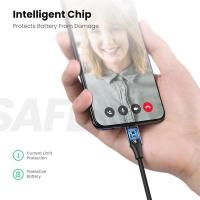 Дата кабель USB 2.0 AM to Micro 5P 1.0m US290 Aluminum Braid Black UGREEN (60146) Diawest