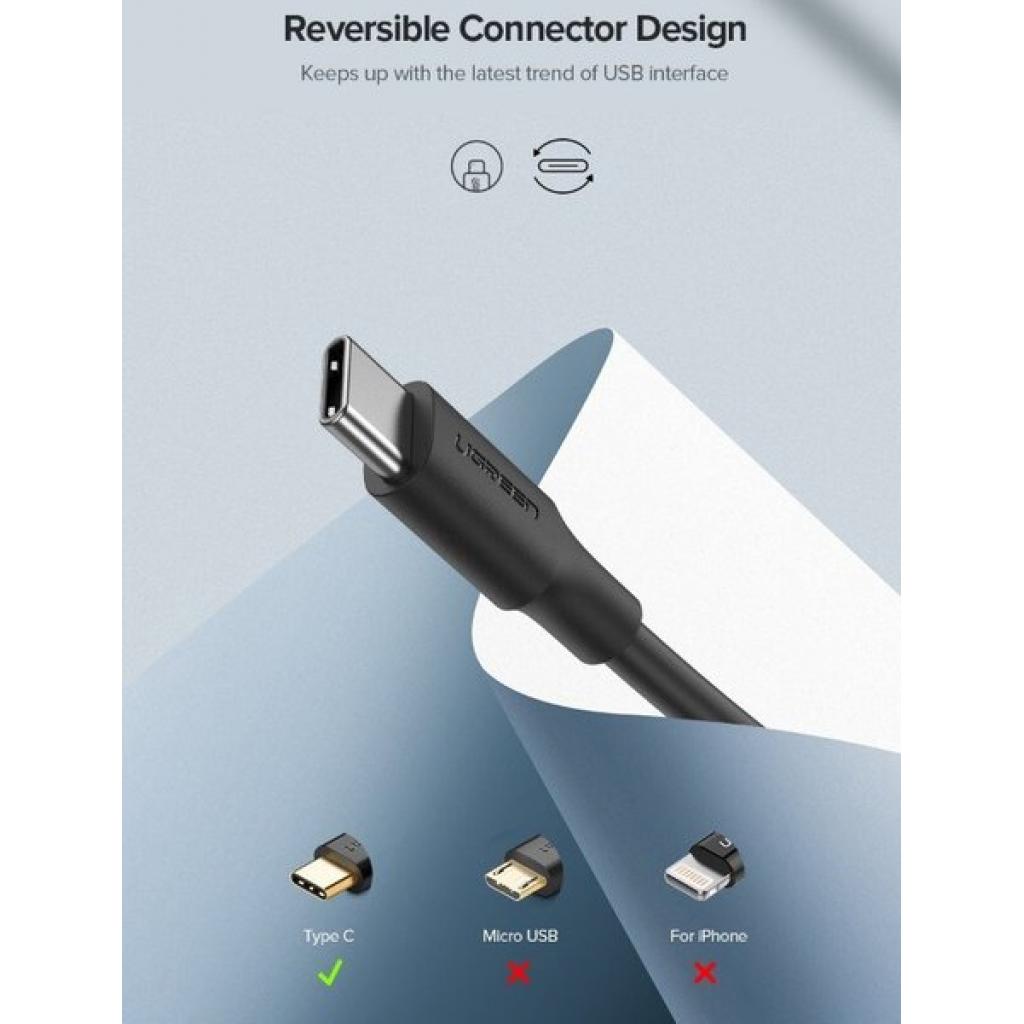 Дата кабель USB 2.0 AM to Type-C 2.0m US287 Black UGREEN (60118) Diawest
