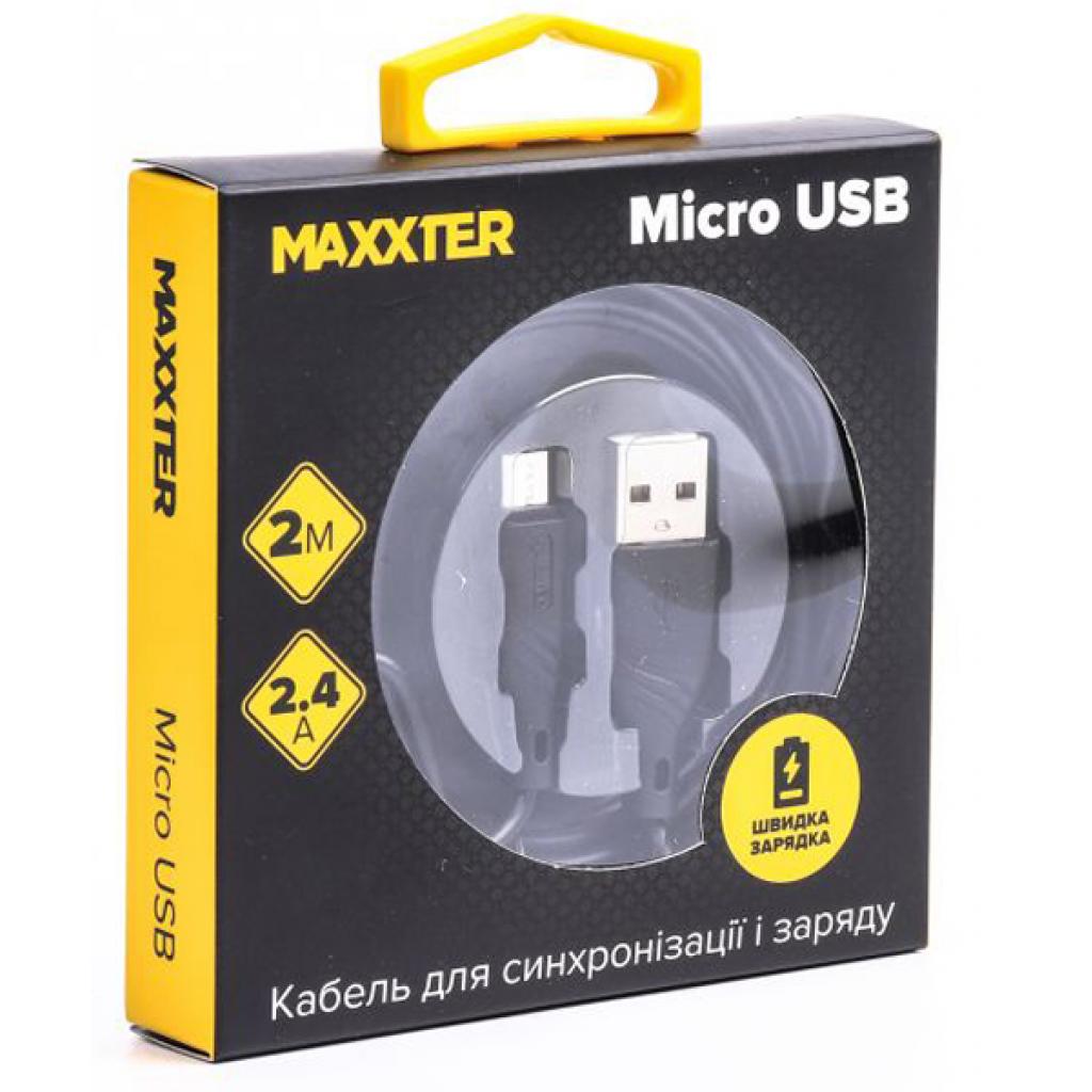 Дата кабель USB 2.0 AM to Micro 5P 2.0m Maxxter (UB-M-USB-02-2m) Diawest