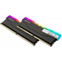 Модуль пам'яті для комп'ютера DDR4 16GB (2x8GB) 3000 MHz RGB X2 Series Black eXceleram (ERX2B416306AD) Diawest