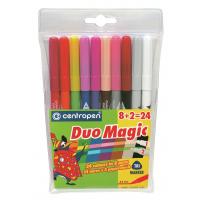 Фломастеры Centropen 2599 Duomagic, 10шт (8 tones + 2 different erasers) (2599/10) Diawest