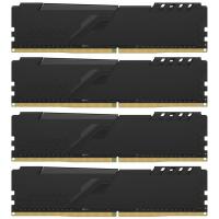 Модуль памяти для компьютера DDR4 64GB (4x16GB) 3200 MHz Fury Black Kingston (HX432C16FB4K4/64) Diawest