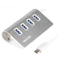 Концентратор Maxxter USB 3.0 Type-C 4 ports silver (HU3С-4P-01) Diawest
