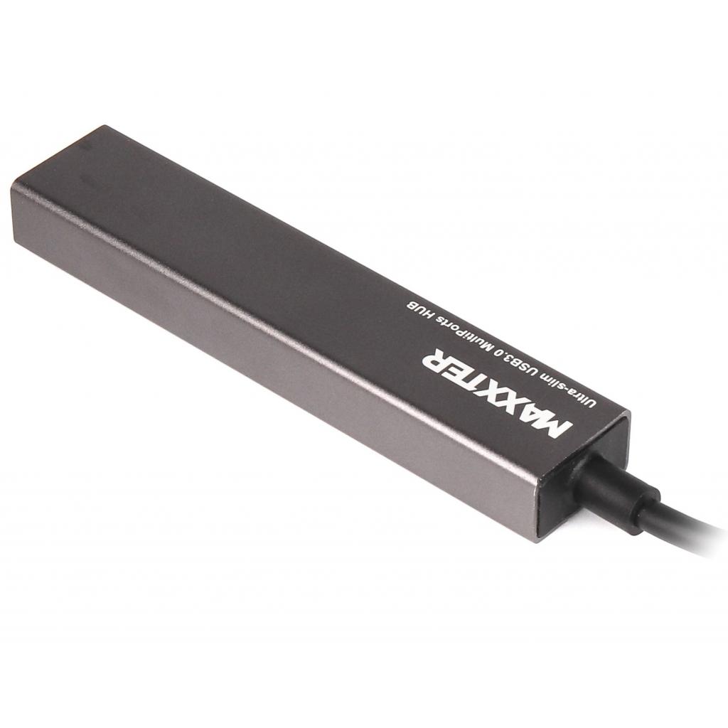 Концентратор Maxxter USB 3.0 Type-C 4 ports grey (HU3С-4P-02) Diawest