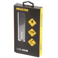 Концентратор Maxxter USB 3.0 Type-A 4 ports grey (HU3A-4P-02) Diawest